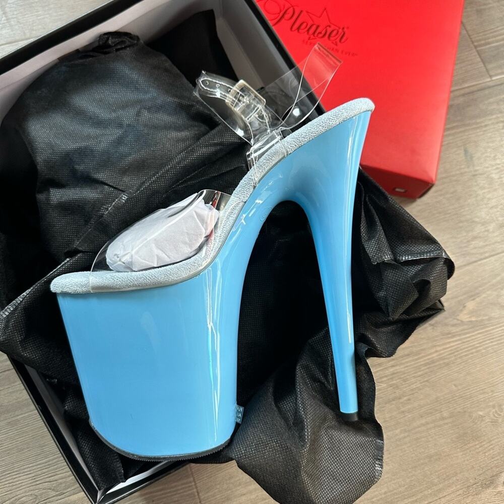 Pleaser Flamingo 808 Baby Blue